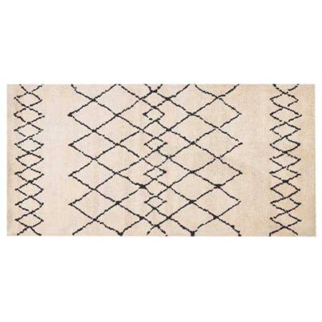 Beliani Rug Havsa Beige 80 X 150 Cm
