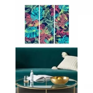 MDF3392320 Multicolor Decorative MDF Painting (3 Pieces)