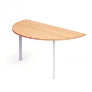 Trexus Conference D End 1600mm Width Beech Ref I000078