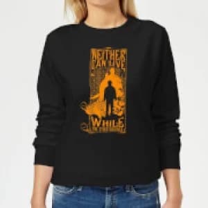 Harry Potter Neither Can Live Womens Sweatshirt - Black