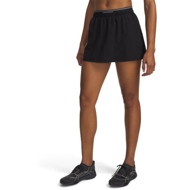 Under Armour Womens Woven Performance Gym Shorts Black/Grey female 10 (S)