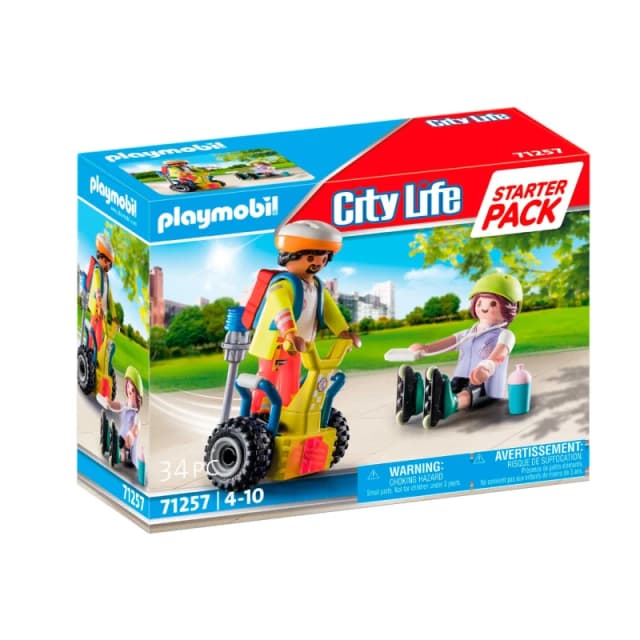 PLAYMOBIL Playmobil City Life Starter Pack rescue with balance racer 71257 71257