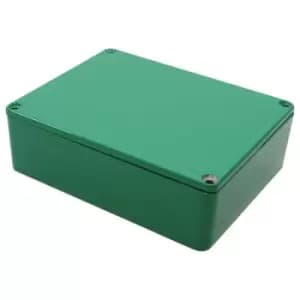 Hammond 1590Bb2Gr Enclosure, Multipurpose, Alum, Green