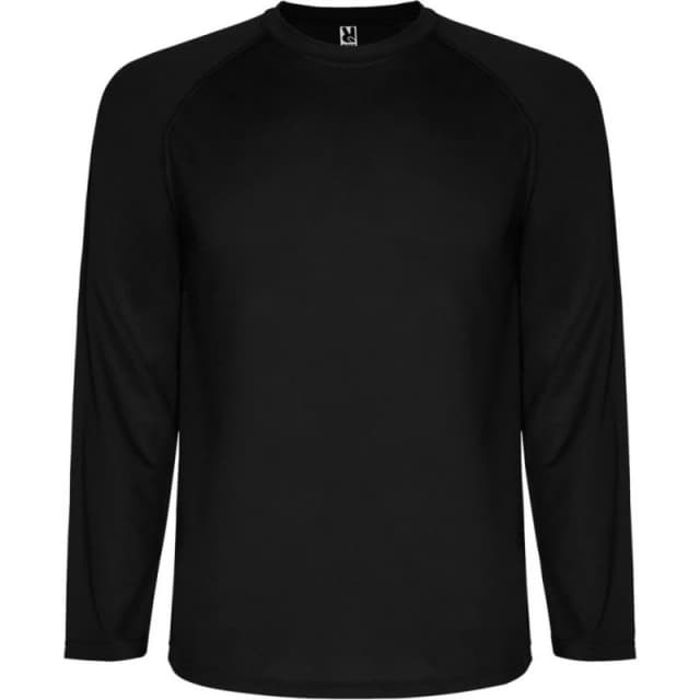 ROLY Montecarlo Long-Sleeved Sports T-Shirt in Black Size: 4 Years Black Unisex 4 Years