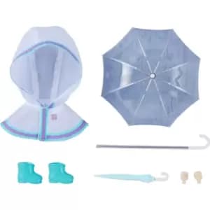 Original Character Parts for Nendoroid Doll Figures Outfit Set Rain Poncho - White