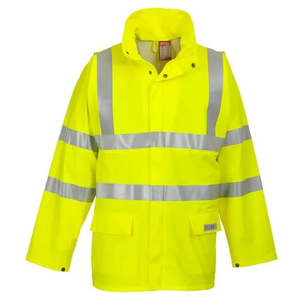 Sealtex Flame Resistant Hi Vis Jacket FR41YERXL Colour: Yellow