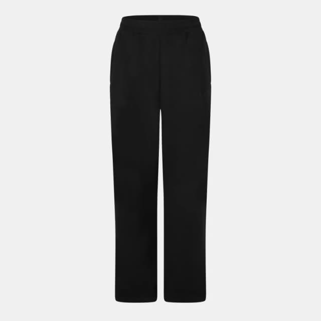USA Pro Womens Open Hem Fleece Joggers Black female 8 (36)