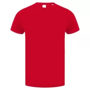SF Minni Childrens/Kids Feel Good Stretch T-Shirt (3-4 Years) (Bright Red)