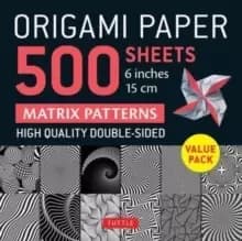 Origami Paper 500 sheets Matrix Patterns 6" (15 cm) : Tuttle Origami Paper: Double-Sided Origami Sheets Printed with 12 Different Designs (Instruction