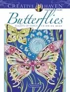 creative haven butterflies flights of fancy coloring book
