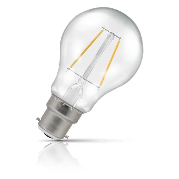 Crompton Lamps LED GLS 4.2W B22 Filament Warm White Clear (40W Eqv)