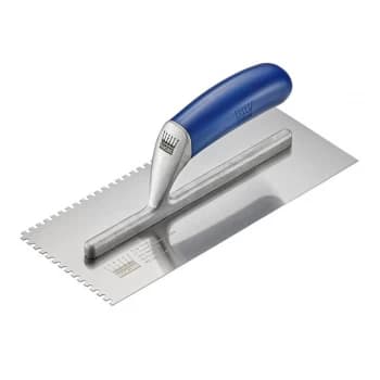 Ragni R319-4 Tiler's Trowel U 4mm Notches Edge Plastic Handle 11 x 4.3/4in