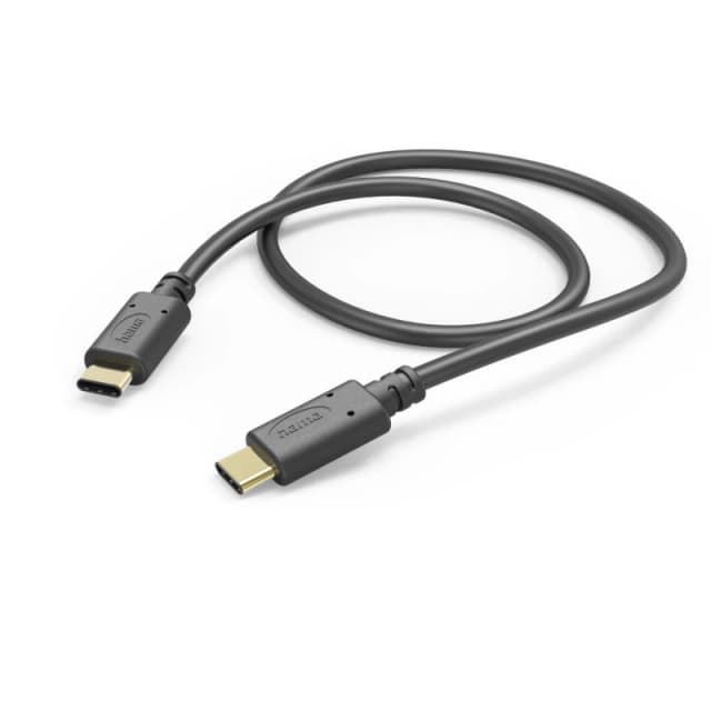 Hama Hama USB charging cable USB 2.0 USB-C plug, USB-C plug 1m Black 00201589 00201589