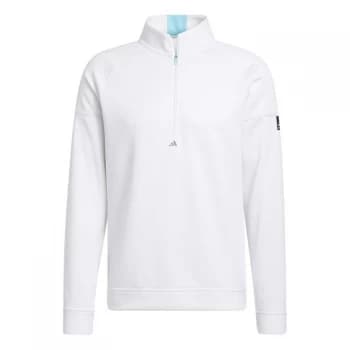 adidas EQT Half Zip Pullover Mens - White