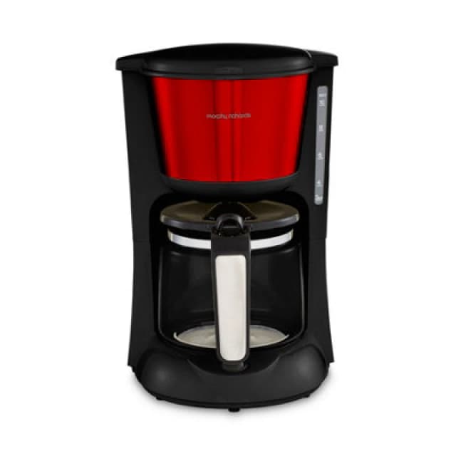 Morphy Richards Equip Filter Coffee Machine Cream in Red Size: 1000ml Red 1000ml Unisex 5056765400321
