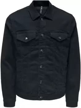 ONLY and SONS ONSCOIN BLACK 4332 JACKET NOOS Jeans Jacket black