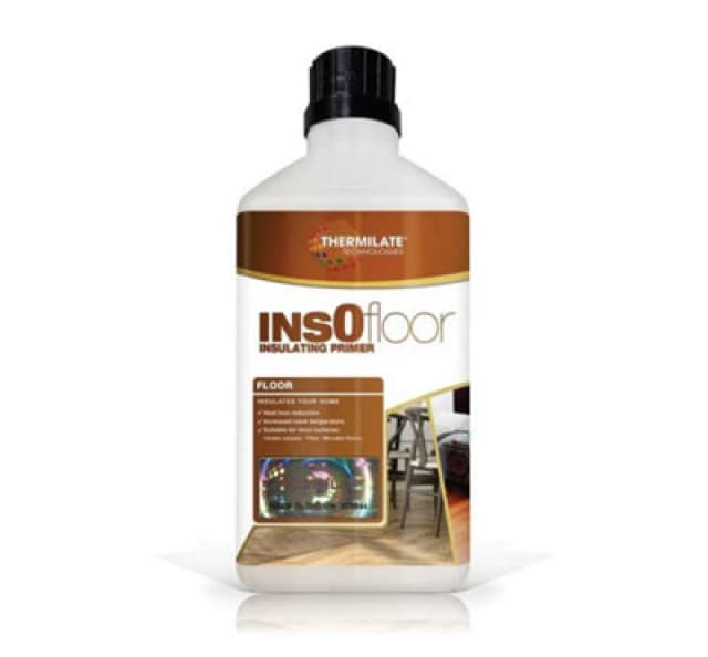 Thermilate Technologies Insofloor Floor Primer - Insulating, Energy Saving & Anti-Condesation Primer For Floors & Tiles - Additive - 1L