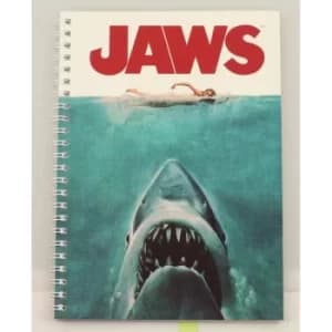 Jaws Notebook Movie Poster