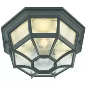 Elstead - 1 Light Outdoor Wall Lantern Light Black IP44, E27