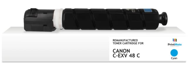 PrintMate Canon C-EXV48 C. remanufactured toner. Cyan 11500p