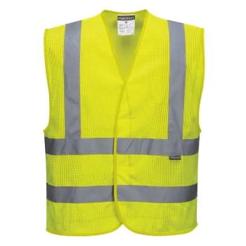 Portwest MeshAir Class 2 Hi Vis Waistcoat Yellow 4XL / 5XL