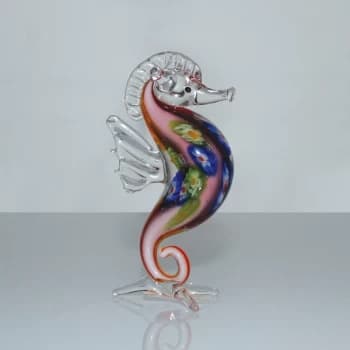 Objets d'Art Miniature Glass Ornament - Sea Horse