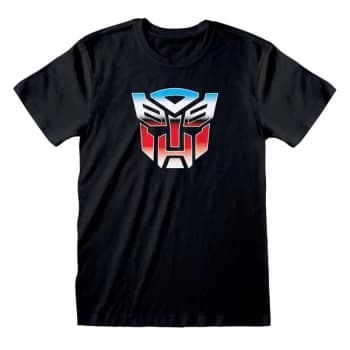 Transformers - Autobot Logo Unisex Small T-Shirt - Black