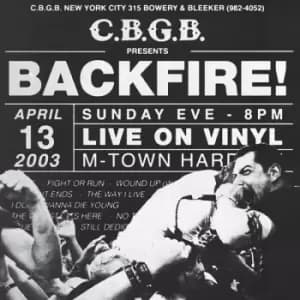 Backfire! Live at CBGB CD multicolor