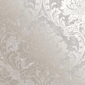 Graham & Brown Superfresco Milan Damask Wallpaper - Taupe