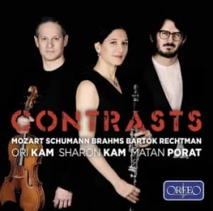 Contrasts Mozart/Schumann/Brahms/Bartok/Rechtman by Wolfgang Amadeus Mozart CD Album