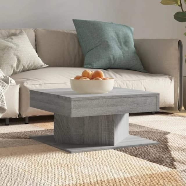 VIDAXL Coffee Table Grey Sonoma 57x57x30cm Engineered Wood Vidaxl 8720286956236