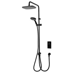 Triton ENVi Matt Black Dual Outlet Thermostatic Electric Shower - 10.5kW