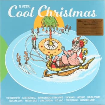 Various - A Very Cool Christmas Limited Edition Transparent Green & Red Vinyl