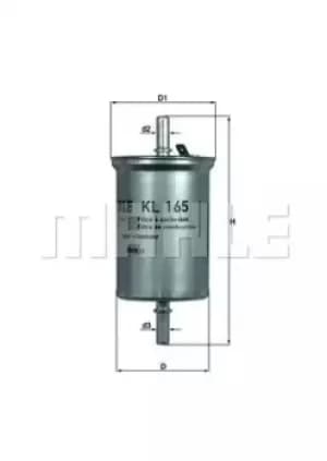 Fuel Filter KL165 78792459 by MAHLE Original