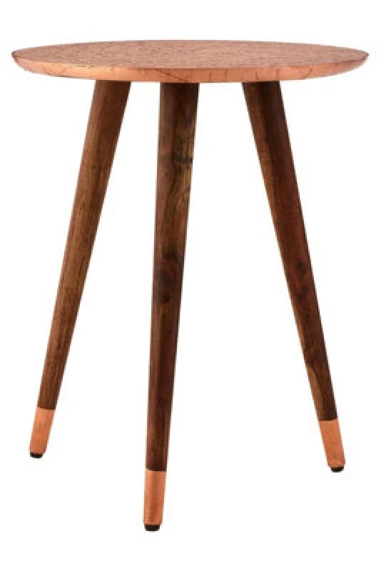 Orsina Durable And Versatile Carve Side Table, Sleek And Sturdy Side Table By Couch, Classic Profile Corner Table