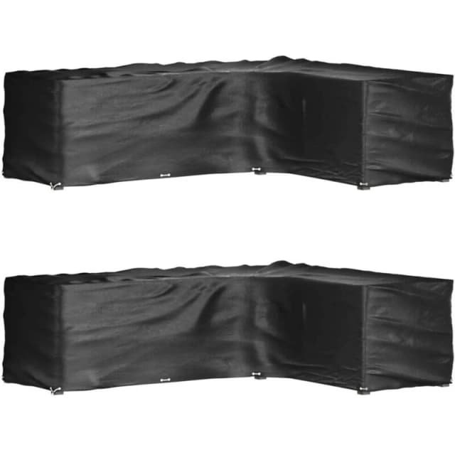 VIDAXL Vidaxl - L-Shaped Garden Furniture Covers 2 pcs 18 Eyelets 285x220x80cm 8720845747404