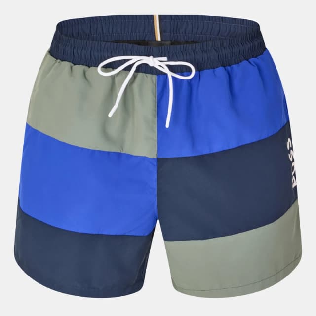 Boss Mens Court Quick-Drying Swimming Trunks White male S