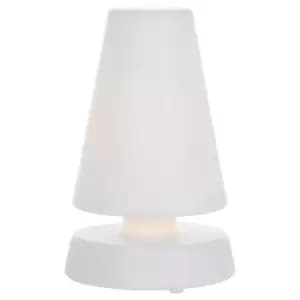 Catching Light Outdoor Portable Lamp Matt White IP44