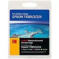 Kodak Epson Fox T1285 Black And Tri Colour Ink Cartridge