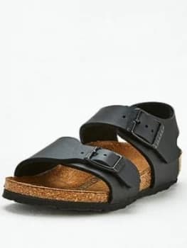 Birkenstock Childrens New York Strap Sandal - Black