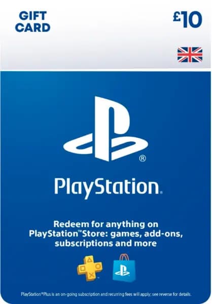 Sony PlayStation Store £10 PSN Top Up Gift Card