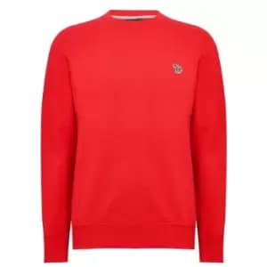 Paul Smith Zebra Crew Sweatshirt - Red