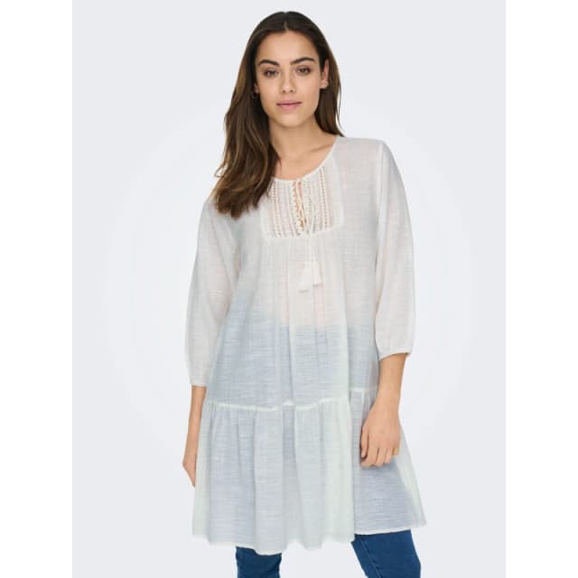 Only Lace Tunic Womens - White White 10