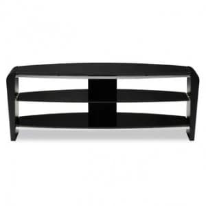 Alphason FRN14003BKBK Francium TV Cabinet 1400mm Wide in Black G