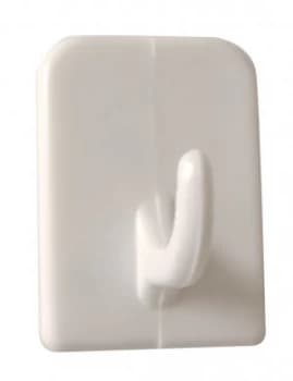 Select Hardware Self-Adhesive Curtain Rod Supports - Pack of 6