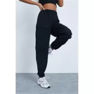 I Saw It First Black 3 Pocket Woven Cargo Joggers - Black