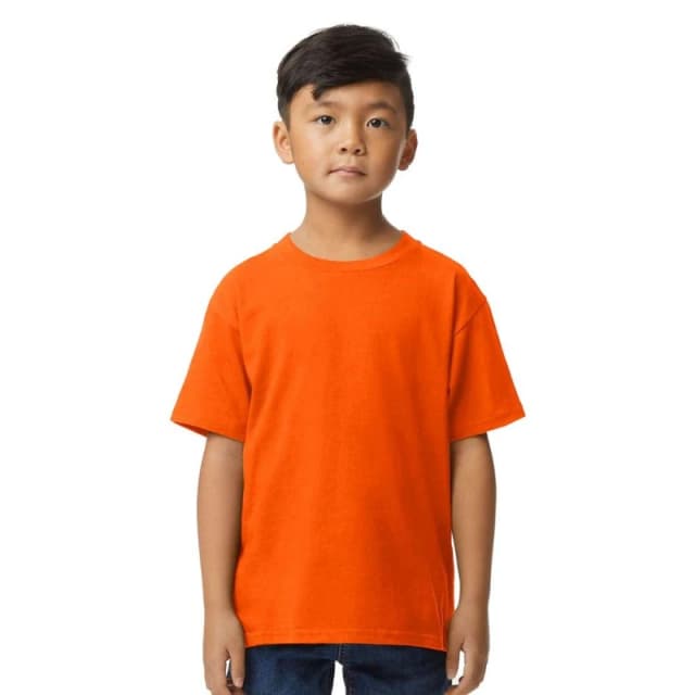 Gildan Midweight Soft Touch T-Shirt in Orange Size: XS Orange Unisex XS