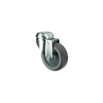 Atlas Workholders - Swivel Bolt Hole 75MM Rubber Tyre