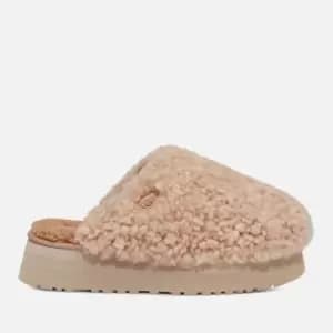 UGG Maxi Curly Sheepskin Platform Slippers - UK 5