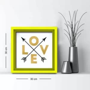 3030AHS-0102s Multicolor Decorative Framed MDF Painting